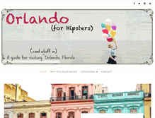 Tablet Screenshot of orlandohipster.com